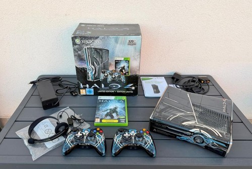 Xbox 360 slim halo limited - xbox, 4